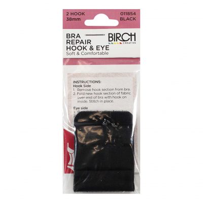 BRA REPAIR HOOK/EYE 38MM 2HOOK