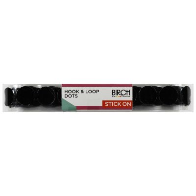 HOOK & LOOP STICK ON DOTS 18MM 1MT HANKS