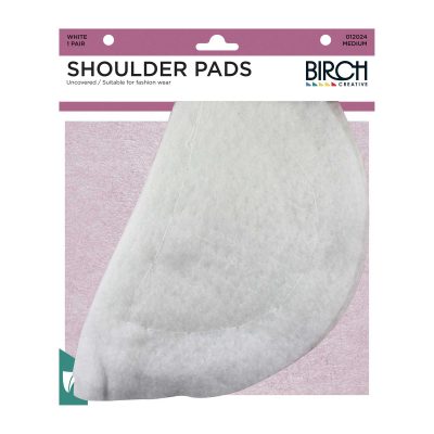 SHOULDER PAD FOR SUIT UNCOVD WHITE