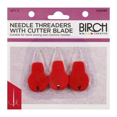 NEEDLE THREADER WITH BLADE