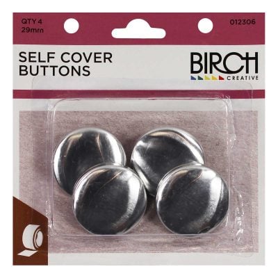 SELF COVER BUTTON 29MM