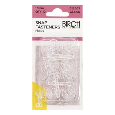 PRESS STUDS PLASTIC 13MM