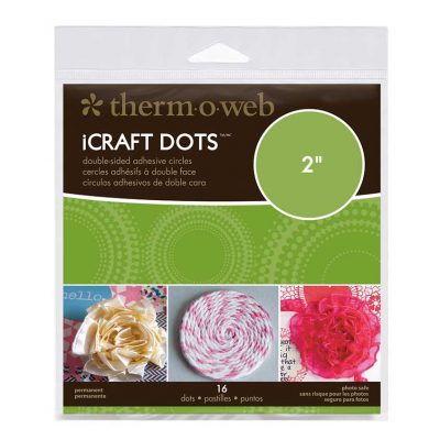 ICRAFT ADHESIVE CIRCLES 2 IN DIA 16CT