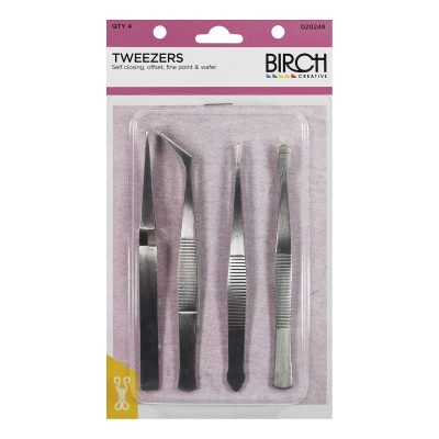 TWEEZERS&PLIERS 4PC SET
