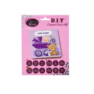 CRYSTAL CARD KIT 18X18CM