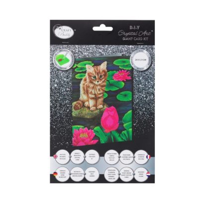 CRAFT BUDDY GIANT CRYSTAL ART CARD 21X29CM
