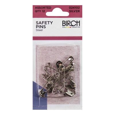 PINS SAFETY STEEL 12 ASST SIZES