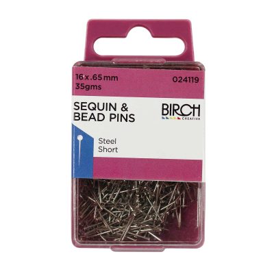 PINS SEQUIN&BEAD 16x.65MM 35GM