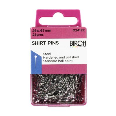 PINS SHIRT 26x.65MM 25GMS