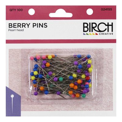 PINS PEARL HEADED 100PCS