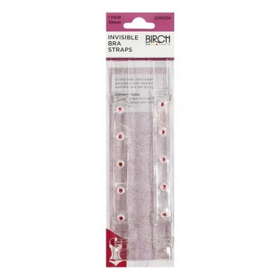 PLASTIC SHOULDER STRAP 10MM PINK DOT