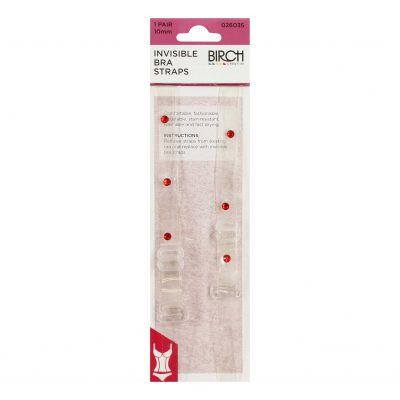 PLASTIC SHOULDER STRAP 10MM HEARTS RED