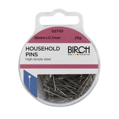 PINS HOUSEHOLD 26x0.70MM 25GMS