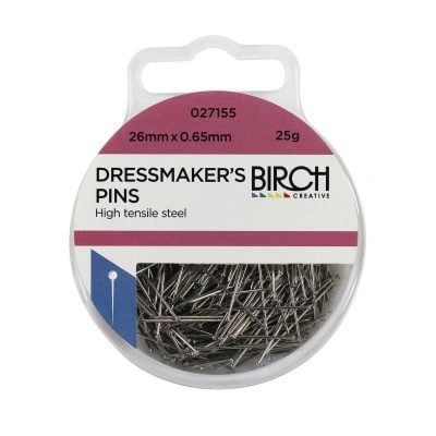 PINS DRESSMAKERS 26x0.65MM 25G