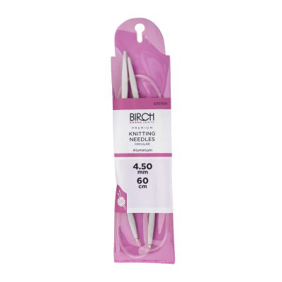 BIRCH KNITTING NEEDLE CIRCULAR PREMIUM 60CM 4-5MM