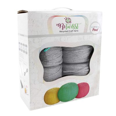 RETWISST POUF KIT - GREY/WHITE  HD-003