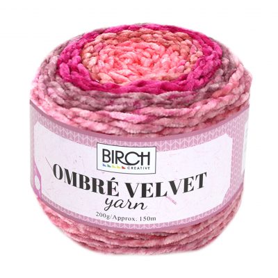 BIRCH YARN OMBRE VELVET 100% POLYESTER 200G