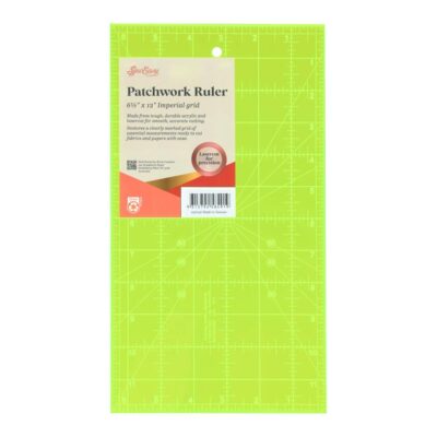 SEW EASY QUILT RULER FLURO 6 1/2"x12"