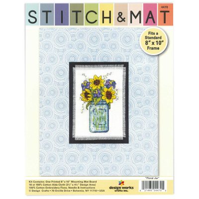 CROSS STITCH & MAT 8" * 10"