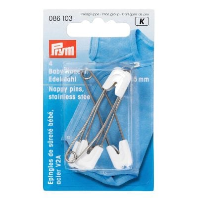 PRYM PIN SAF55MM NPY WHS/S4PC MIN5