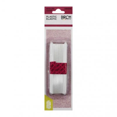 ELASTIC PLASTIC CLEAR 6MMx3MT
