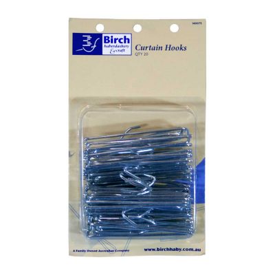 CURTAIN HOOKS 75MM CB13