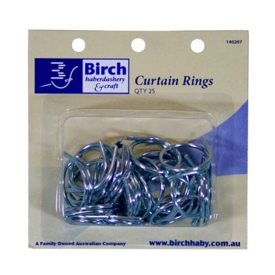 CURTAIN RINGS 25MM
