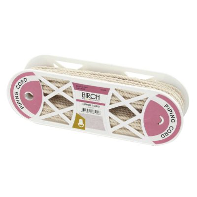 PIPING CORD SIZE 5 NATURAL 6MM X 25MT
