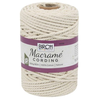 MACRAME CORDING 100% COTTON 500G