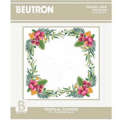 TROPICAL FLOWERS TOPPER KIT 80X80CM