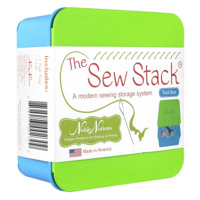 NOBLE NOTIONS TOOL BOX  SEW STACK WITH LID & TRAY