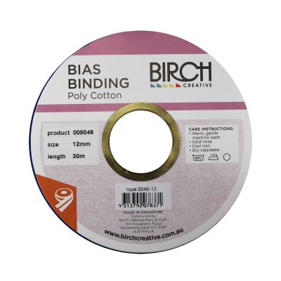 BIAS POLYCOTTON 12MMx30MT REEL