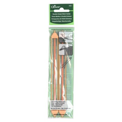 CLOVER DOUBLE ENDED STITCH HOLDERS LONG 352