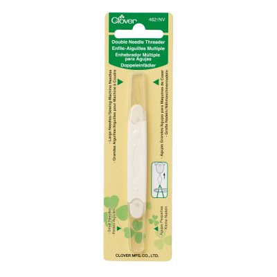 CLOVER DOUBLE NEEDLE THREADER 462/NV