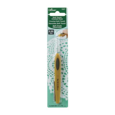 CLOVER CROCHET HOOK SOFT TOUCH STEEL 0.50MM 1027
