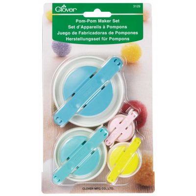 CLOVER POM POM MAKER SET 4PC 3129