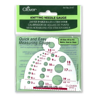 CLOVER KNITTING NEEDLE GAUGE 3147
