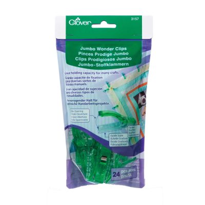 CLOVER JUMBO WONDER CLIP 24 PCS 3157