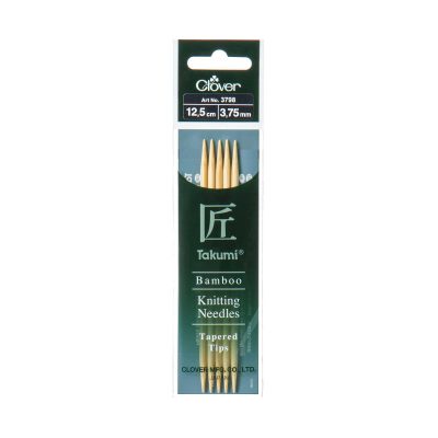 CLOVER BAMBOO KNITTING TAKUMI DOUBLE 12.5CM-3.75MM
