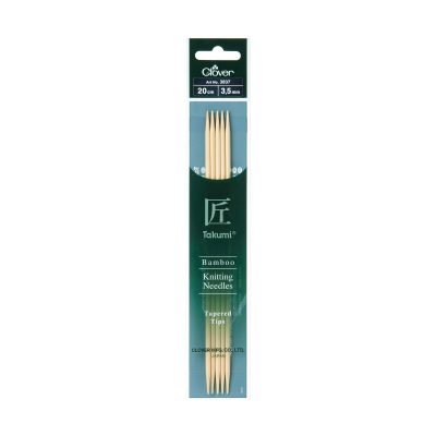 CLOVER BAMBOO KNITTING TAKUMI DOUBLE 20CM - 3.50MM