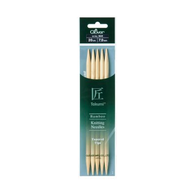 CLOVER BAMBOO KNITTING TAKUMI DOUBLE 20CM - 7.00MM