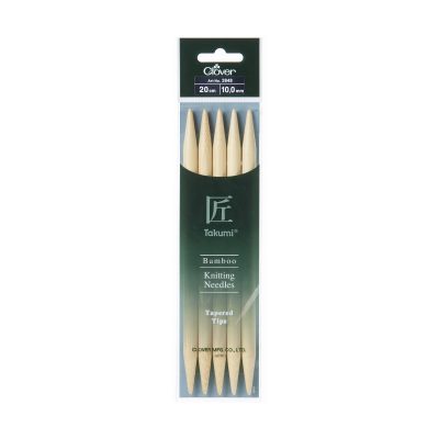 CLOVER BAMBOO KNITTING TAKUMI DOUBLE 20CM - 10MM