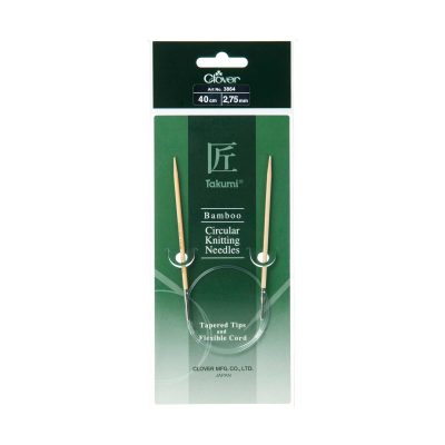 CLOVER BAMBOO CIRCULAR KNITTING TAKUMI 40CM-2.75MM