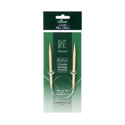 CLOVER BAMBOO CIRCULAR KNITTING TAKUMI 40CM-5.50MM