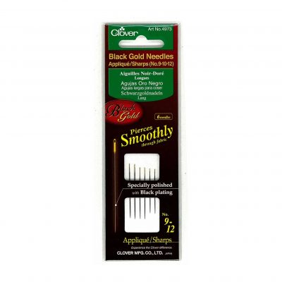 CLOVER BLACK GOLD NEEDLES SHARPS ASST 4973