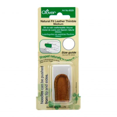 CLOVER NATURAL FIT THIMBLE MED 6029