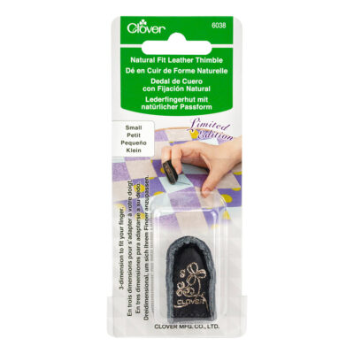 CLOVER NATURAL FIT LEATHER THIMBLE SMALL