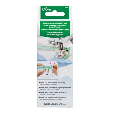 CLOVER SLIDING STITCH GUIDE FOOT