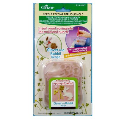 CLOVER FELTING NEEDLES APPLIQUE MOLD CLOVER&RABBIT