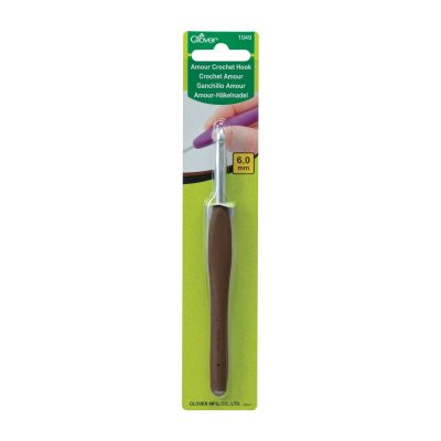 CLOVER AMOUR CROCHET HOOK 6.00MM 1049/J